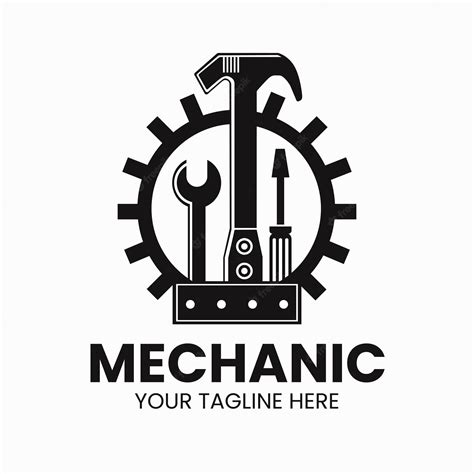 Premium Vector Minimalist Tools Mechanic Logo
