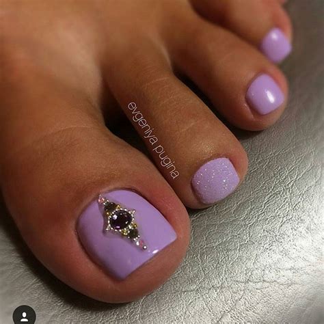 Purple Toe Nailart Purple Toe Nails Purple Toes Pretty Toe Nails