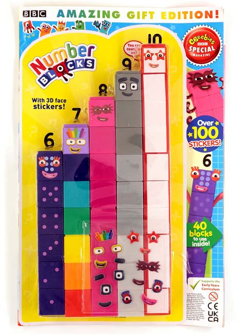 1 15 Numberblocks Alphablocks Foam Letters Number Blocks Cbeebies