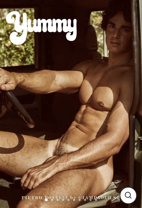 OMG He S Naked Pietro Boselli Shows Some Frontal Peen On The Cover Of