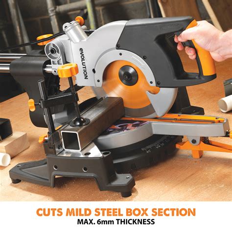 255mm Mitre Saw Powerful Accurate Multipurpose Evolution