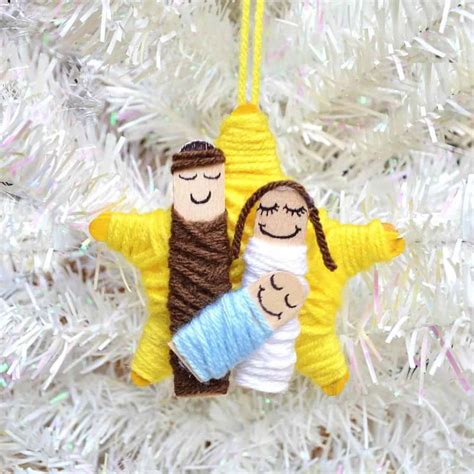 Nativity Story Christmas Ornament Craft For Kids To Make