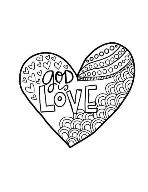 A Lively Hope God Is Love Free Coloring Page