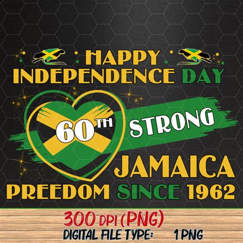 Jamaica 60th Anniversary Independence Day 2022 Buy T Shirt Designs