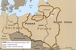 Poland before 1939 / after 1945 | Geografia, Storia, Carte geografiche