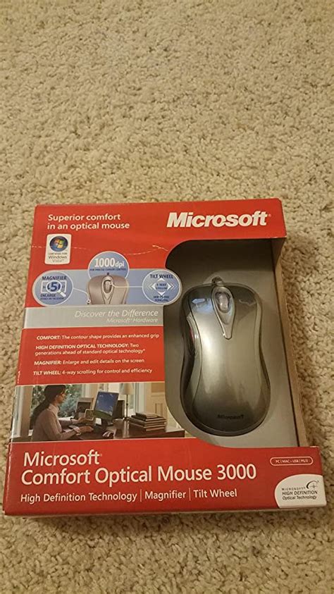 Microsoft Comfort Optical Mouse 3000 Electronics