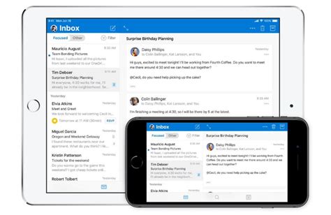 Microsoft Outlook For Ios Gets New Design Custom Swipe Actions