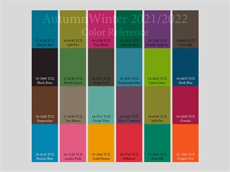 Aw20212022 Trend Forecasting On Pantone Canvas Gallery