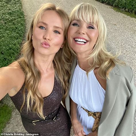 Christie Brinkley 67 Appears Youthful Next To Her Mini Me Model Daughter