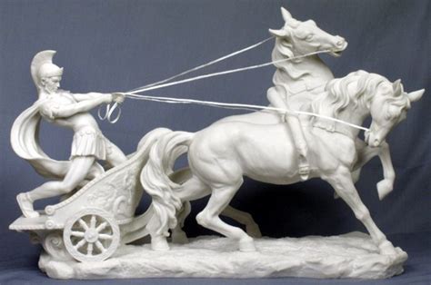 Chariots of the gods 1973 movie. LARGE ROMAN CHARIOT-GREEK MYTHOLOGY-ROMAN FIGURINE (6906)