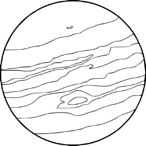 Download or print this amazing coloring page: Coloriage Neptune à imprimer