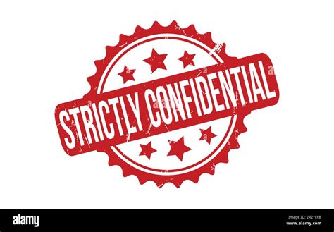 Strictly Confidential Rubber Stamp Seal Vector Stock Vector Image And Art