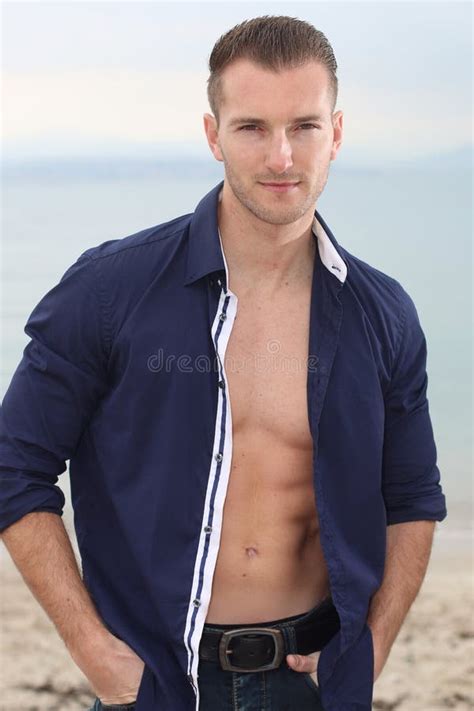 Handsome Man Near The Sea Stock Image Image Of Male 69422711