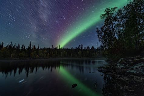 Colors Of Lapland Night Ii Die Farben Lapplands Nachts Ii Foto