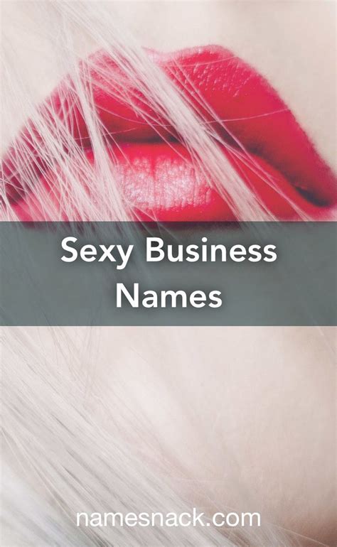 Sexy Business Names Artofit