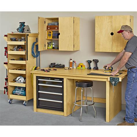 Workbench And Cabinet Combo Woodworking Plan Plan From Wood Magazine