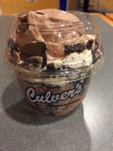 Culver's Double Marshmallow Oreo Concrete