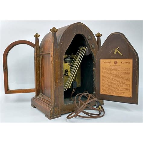 Lot Antique General Electric Telechron Mantle Clock