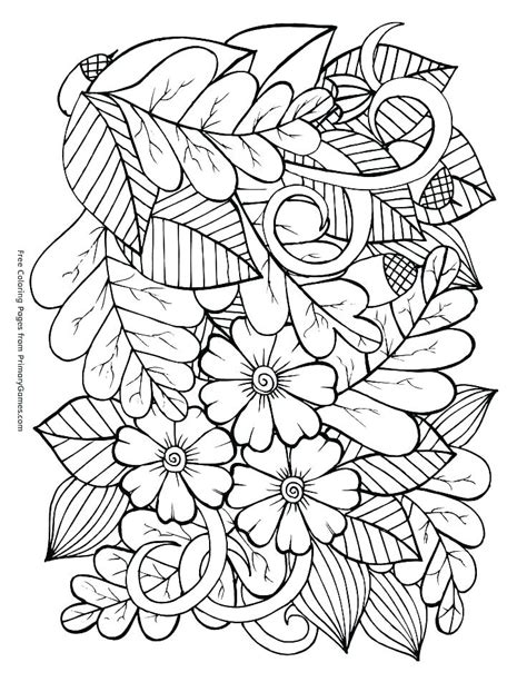 Autumn Adult Coloring Pages At Free Printable