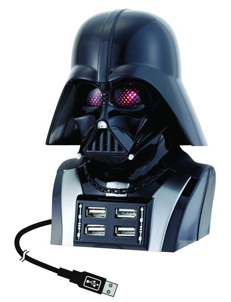 Oct085098 Sw Darth Vader 4 Port Usb Hub W Sound Previews World