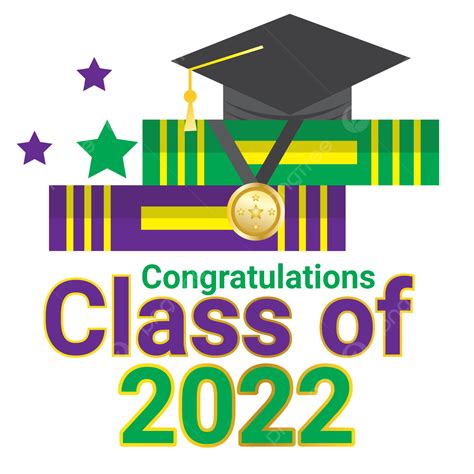 Class Vector Png Images Graduate Class Of 2022 With Pruble Stars