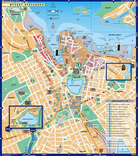Stavanger City Map City Map