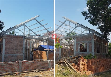 Struktur Baja Untuk Bangunan Rumah Dadiyo Konstruksi