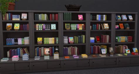 Brazen Lotus — Retail Bookstore Set Sims 4 Game Sims 4 Cc Finds Sims Cc