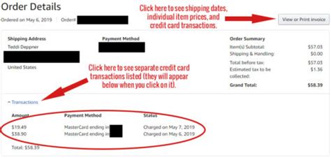 Does amazon charge your card right away? How To Reconcile Amazon.com Orders with Credit Card Charges