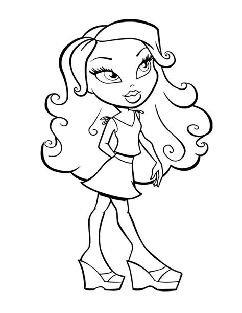 Bratz 32367 Cartoons Free Printable Coloring Pages