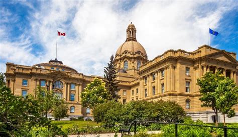 Alberta Legislature Building Edmonton Canada Stock Image Image Of