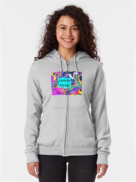 Stokes Twins Zipped Hoodie By Sarinagounden Redbubble