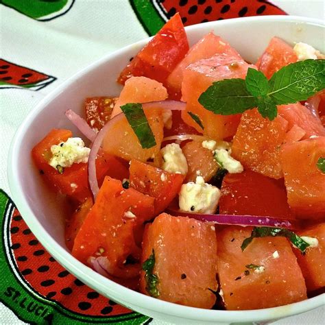 Tomato Watermelon Salad Recipe Allrecipes