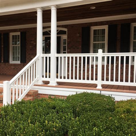 Engineered to meet all your performance and building requirements for outdoor stair railings, deck railings and level railings and more, our commitment is to provide the safest, highest quality products available. Durables 3' x 8' Harrington Vinyl Railing Stair Section ...