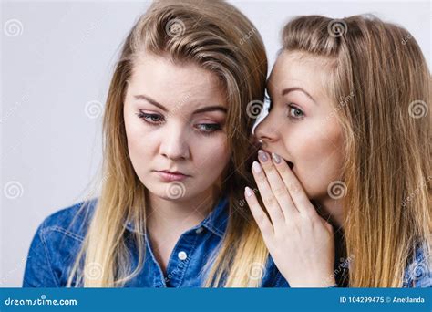 Woman Being Sad Her Friend Comforting Her Stock Image Image Of Female