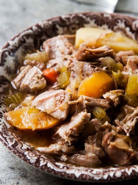 Dad S Turkey Stew Recipe Turkey Stew With Root Vegetables