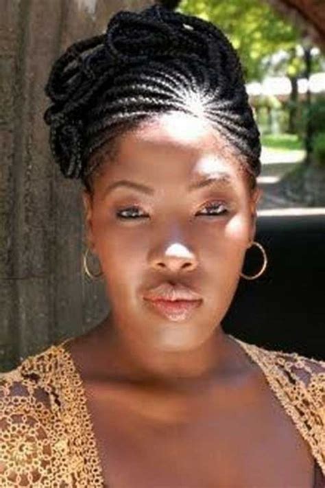 2023 Latest Cornrow Updo Hairstyles For Black Women
