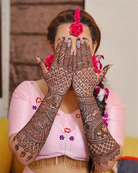 Wedding Rajasthani Bridal Mehndi Designs For Full Hands
