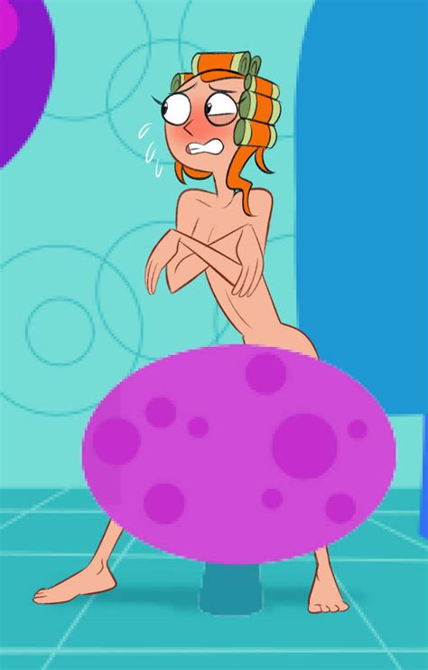 Rule 34 Breasts Candace Flynn Censored Covering Embarrassed