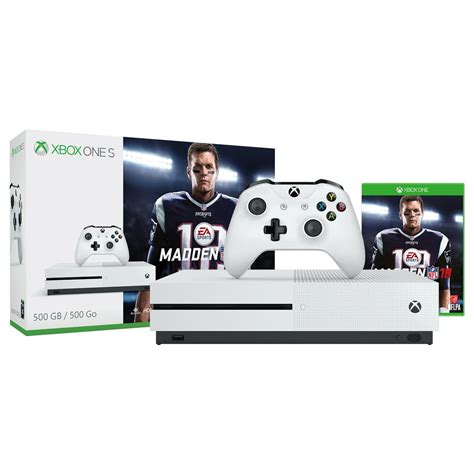 Microsoft Xbox One S 500gb Madden Nfl 18 Bundle White Zq9 00317