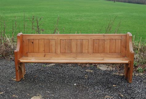 M1269 An Attractive Reclaimed Pine Church Pew Bench