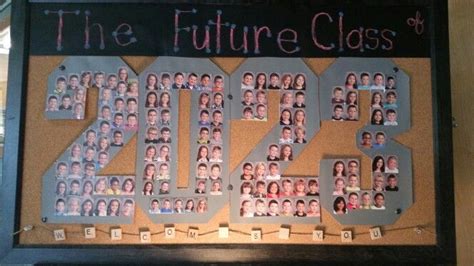 4th Grade Recognition Ceremony Board Using Yearbook Photos The Future