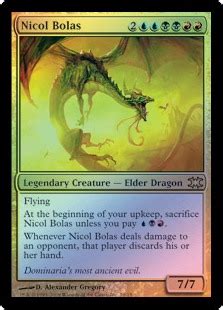Nicol bolas, the ravager // nicol bolas, the arisen (commander) $37.99. Nicol Bolas (From the Vault: Dragons) - Community - Gatherer - Magic: The Gathering
