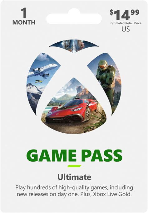 Microsoft Xbox Game Pass Ultimate 1 Month Membership Microsoft Xbox