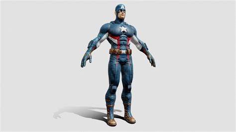 Captain America 3d Model By Danielmclogan 88f14d5 Sketchfab