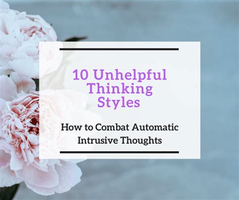 10 Unhelpful Thinking Styles And How To Combat Them Hubpages