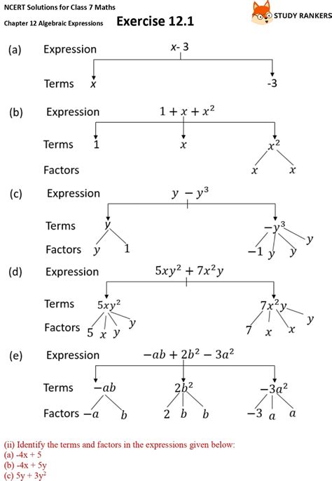 Mathematics Form 2 Algebraic Expression Exercise Course 2 Chapter 5