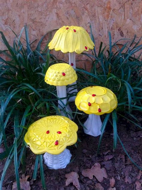 55 Creative Garden Art Mushrooms Design Ideas For Summer Garden