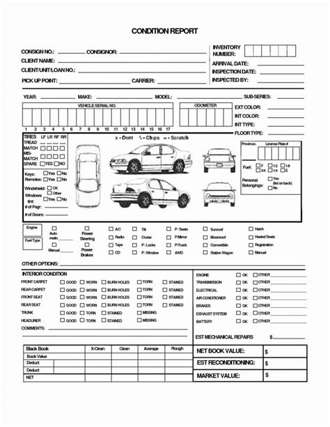 Vehicle Inspection Report Template Examples Of Professional