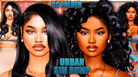 Urban Black Girl Cc Haul And Sim Download And Links 15f